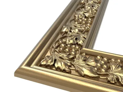 Carved Picture Frame 3D model