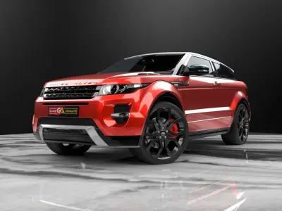 Range Rover Evoque  Realistic 3D Car Model  Low-poly 3D model