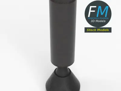 Free standing boxing bag 3D model