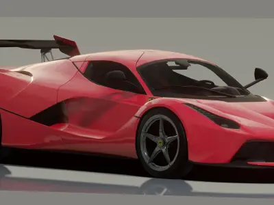 Ferrari LaFerrari  - Photorealistic Low-poly 3D model