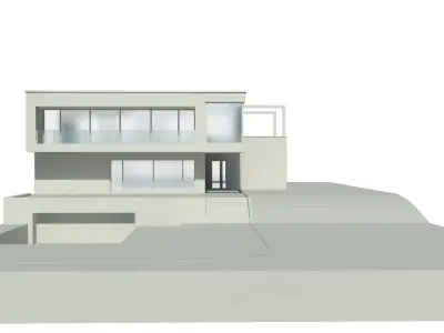 Modern house Free 3D model