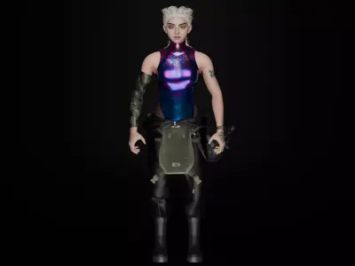 IzzyOperator Skin Warzone Low-poly 3D model