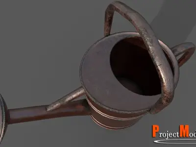 Watering Can-Version002 Low-poly 3D model