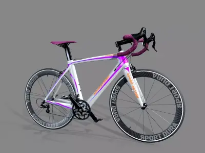Mountain Bike Low-poly 3D model
