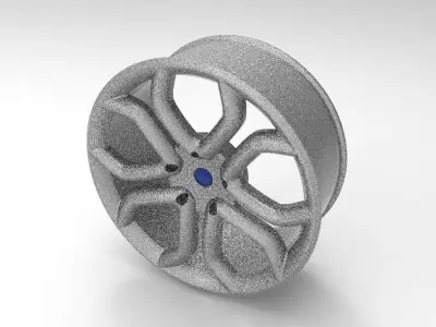 Wheels car refernce for Lambo 3D model