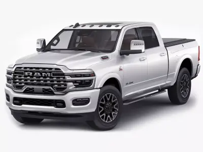 Ram 2500 HD Limited Longhorn 2025 3D model