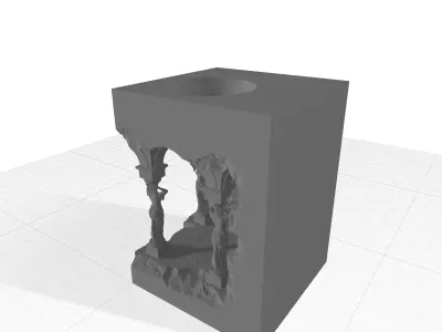  Corner Wall Light   Cube Night Lamp  STL for 3D Print 3D print model