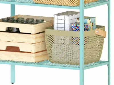 BAGGEBO Shelving Uint 2 3D model