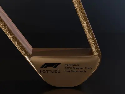 F1 Trophy - Austrian GP Trophy Low-poly 3D model