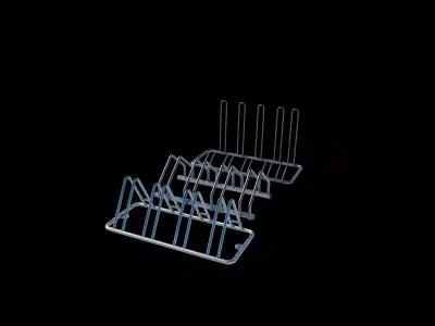 Bike rack 3D model
