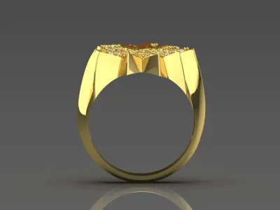 star jewelry ring jr00032 Free 3D print model
