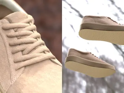 Shoes 2012 - All MH Bodies - UE5 Skeletons - Rigged Low-poly 3D model