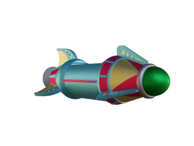 Astro Orbiter ride vehicle Free 3D print model