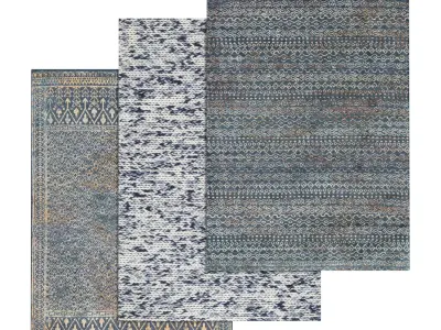 Rug Set 1398 3D model