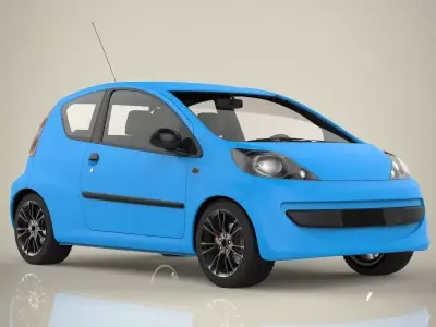 Mini sport car 3D model