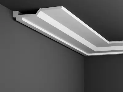 Cornice Moulding Low-poly 3D model