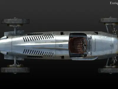 Auto Union Tye D 1936 3D model