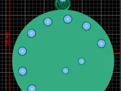   Pingente de diamante 3D print model