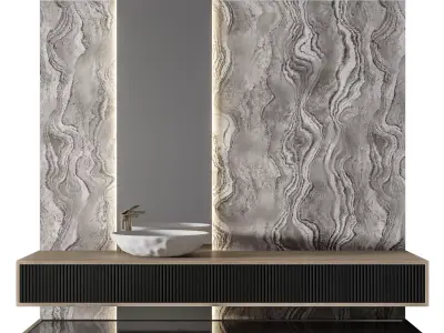 Luxury Bathroom 180 3D model