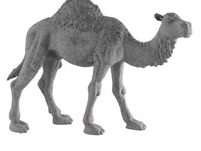 camel statue 3D model