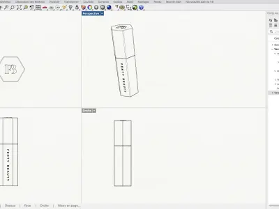 Fenty Beauty Makeup stick Match Stick luxury beauty packaging 3D model