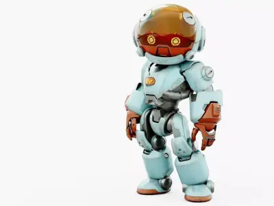 ROBO ZERO-G  Rigged for Unreal Engine - Unity - MIXAMO 3D model