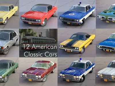 American Classics 3D Model Pack