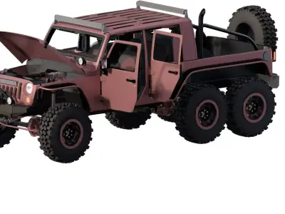 JEEP 6X6 3D model