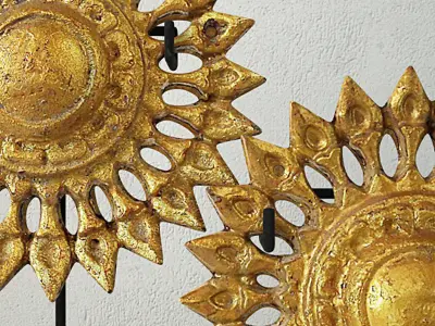 Thai Ceiling Decorations 3D model