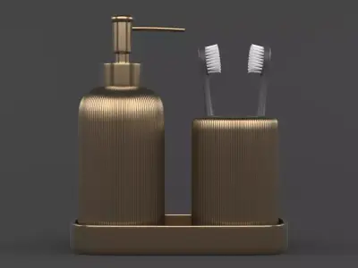 Bathroom Accessories 3D model