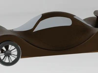 Plastic car for children Layza 3D print model