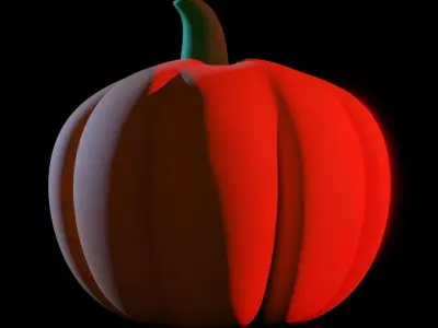 Halloween pumpkin Free low-poly 3D model
