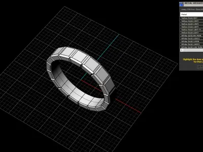 Wedding ring model 948 3D print model