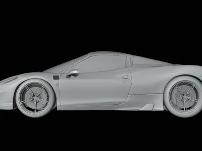Ferrari 458 Speciale Cabrio 3D model