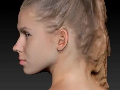 Woman sport 27 Low-poly 3D model