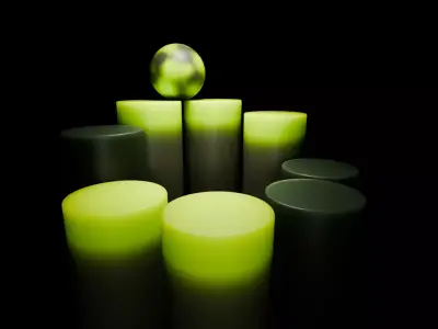 Sci-Fi Planetary Explosion Geometry Nodes Animation Free low-poly 3D model