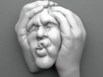 Abstract Wall Sculpture Printable 3D print model