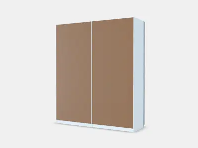 PAX - HASVIK Wardrobe Low-poly 3D model