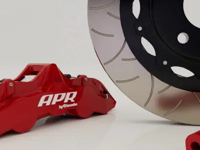 APR brembo brakes 3D model