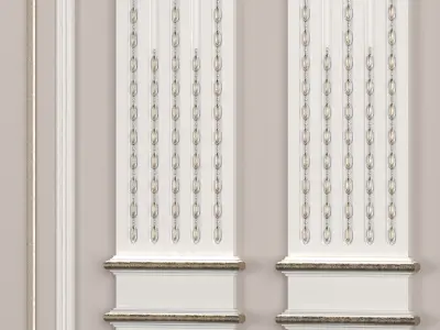 classical wall decoration 3D model