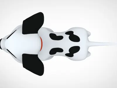 Lucky  Low-poly 3D model