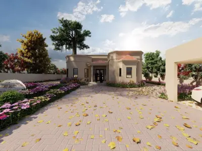 Luxury House Concept 3D model