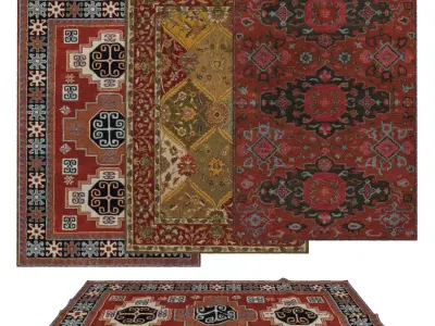 Rugs No 899 Low-poly 3D model