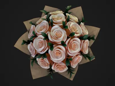 Bouquet 3D model 3D model