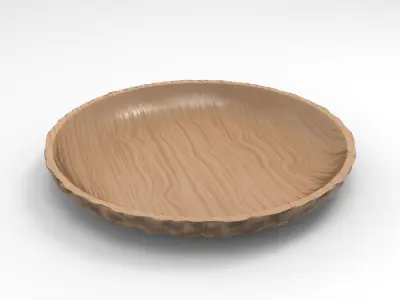 Vudy Bowl Low-poly 3D model
