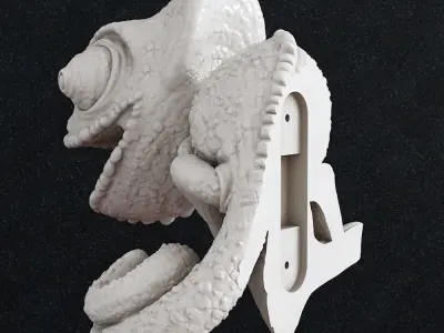 Chameleon butterfly Wall decor 3D print model