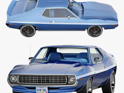 AMC AMX SST-1972 3D model