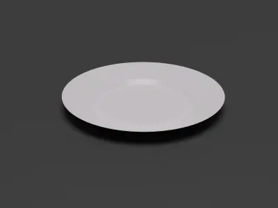 Plate White 3D model