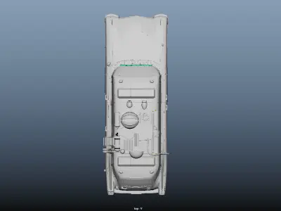wheelie monster car 3D model