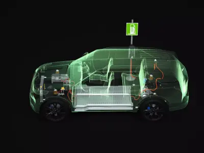 4x4 Hybrid and Chargepoint X-Ray 3D model